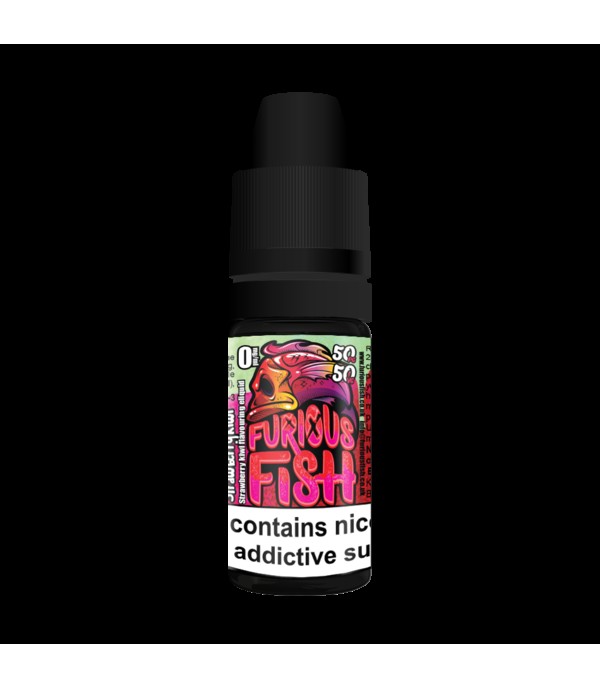 FURIOUS FISH 10ML STRAWBERRY KIWI E LIQUID 50VG VAPE TPD COMPLIANT MULTIBUY