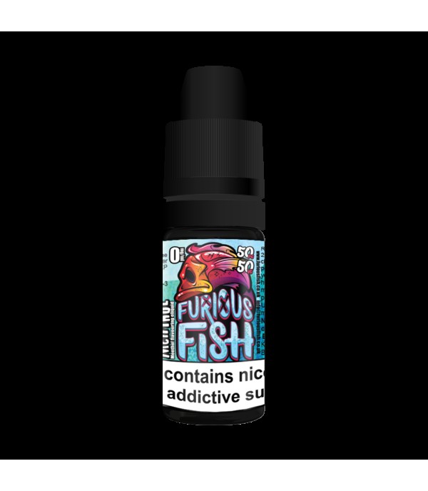 FURIOUS FISH 10ML MENTHOL E LIQUID 50VG VAPE TPD COMPLIANT MULTIBUY