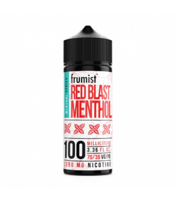 Frumist Menthol Series - Red Blast 100ML E Liquid 70VG Vape 0MG Juice
