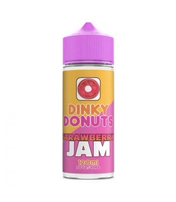 Strawberry Jam By Dinky Donuts 100ML E Liquid 70VG Vape 0MG Juice Shortfill
