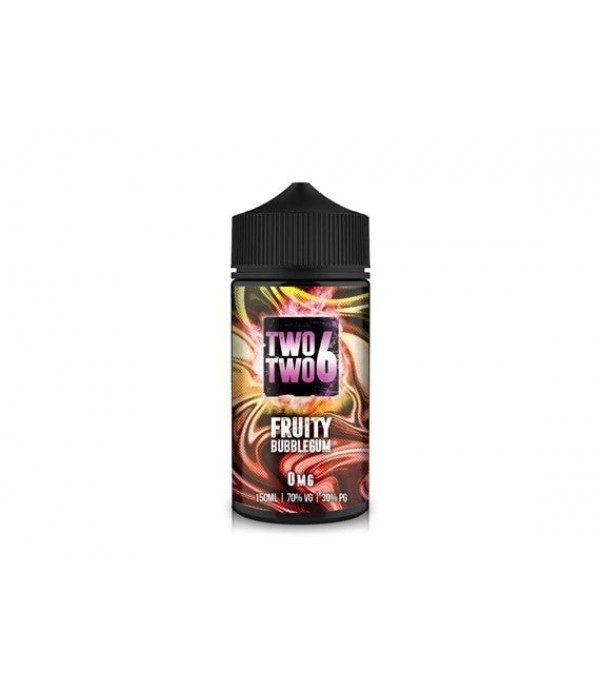 Fruity Bubblegum by TWO TWO 6 (226) 150ML E Liquid 70VG Vape 0MG Juice