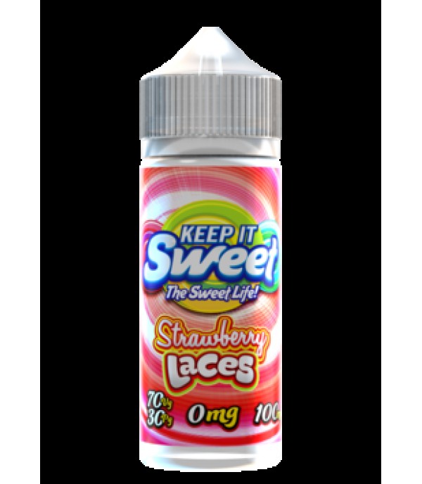 Strawberry Laces - Keep It Sweet 100ml E-liquid Juice 70VG Vape