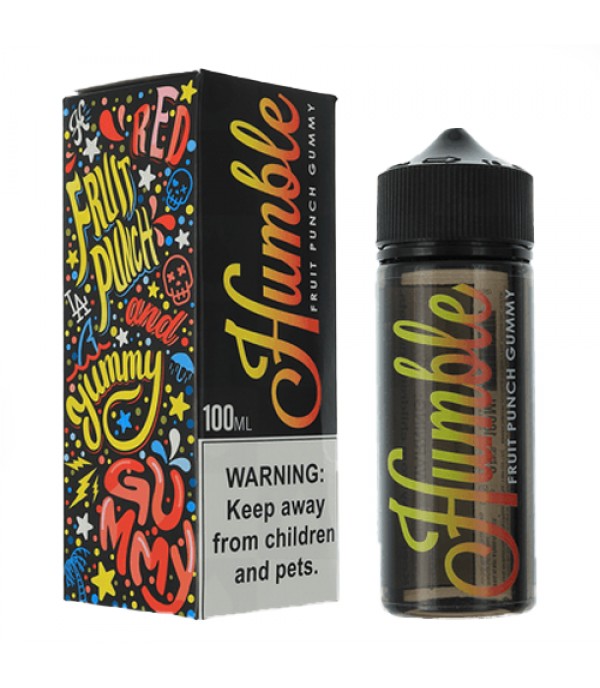 Fruit Punch Gummy By Humble 100ML E liquid 80VG Vape 0MG Juice Shortfill