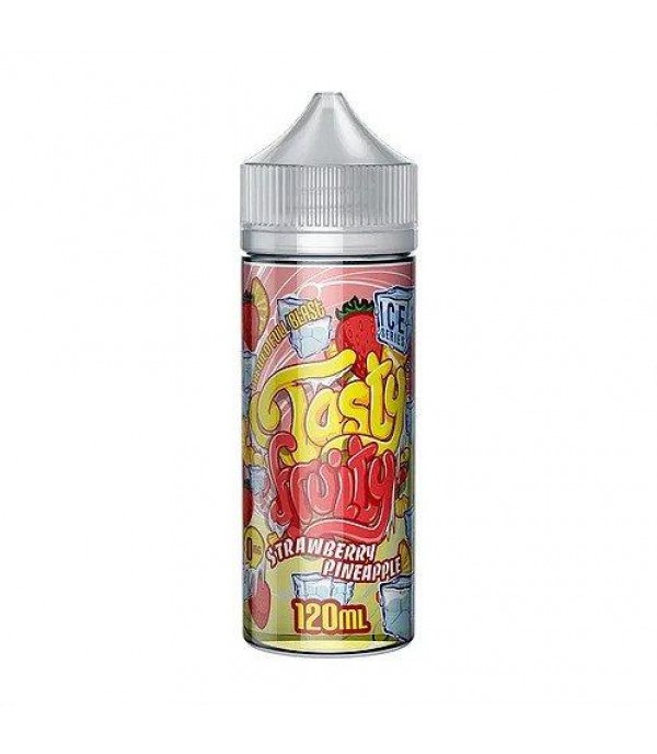 STRAWBERRY PINEAPPLE ICE BY TASTY FRUITY 100ML SHORTFILL E LIQUID 70VG VAPE