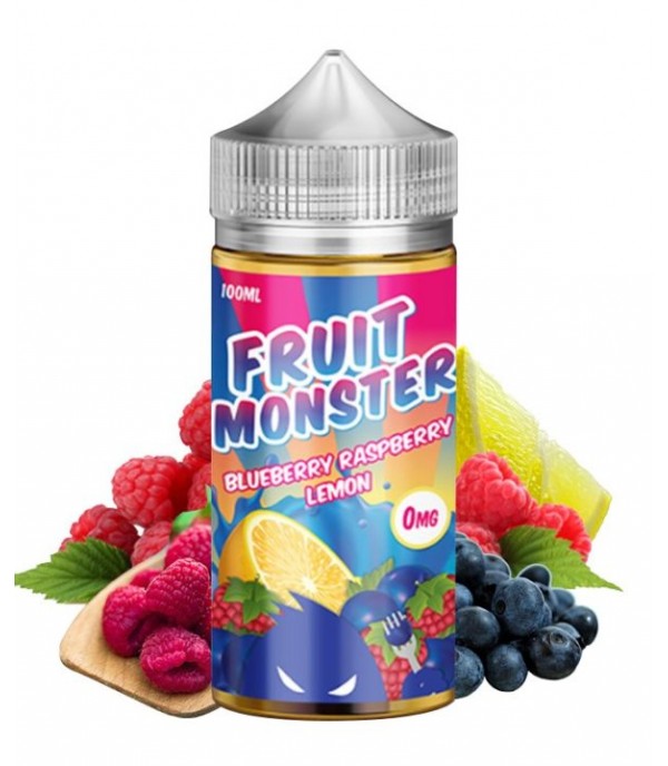 FRUIT MONSTER – BLUEBERRY RASPBERRY LEMON 100ML SHORTFILL E LIQUID 75VG VAPE