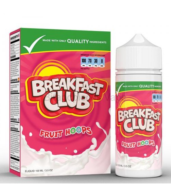 Fruit Hoops by Breakfast Club 100ML E Liquid 70VG Vape 0MG Juice