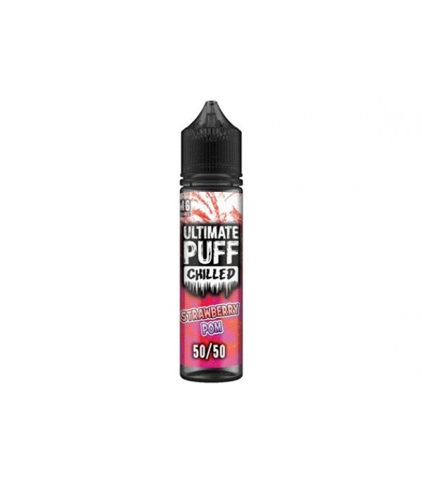 Strawberry Pom by Ultimate Puff, 50ML E-liquid, 0MG Vape, 50VG Juice