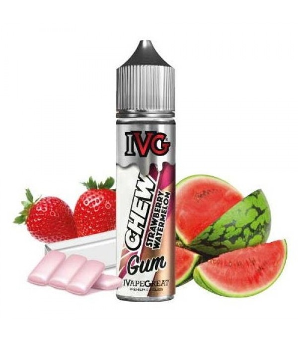 STRAWBERRY WATERMELON ELIQUID BY I LOVE VG IVG CHEW GUM 50ML SHORTFILL E LIQUID 70VG VAPE