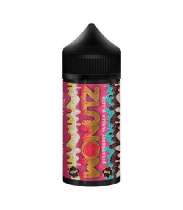 Strawberry Vanilla Glazed By Wonutz 100ML E Liquid 70VG Vape 0MG Juice