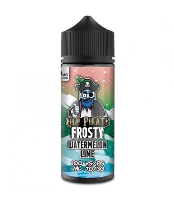 Frosty - Watermelon Lime by Old Pirate 100ML E Liquid, 70VG Vape, 0MG Juice, Shortfill