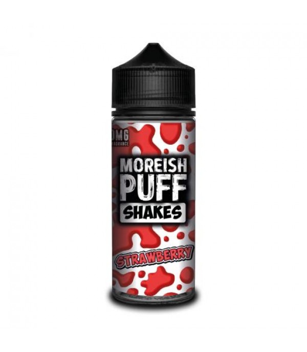 STRAWBERRY – MOREISH PUFF SHAKES 100ML SHORTFILL E LIQUID 70VG VAPE