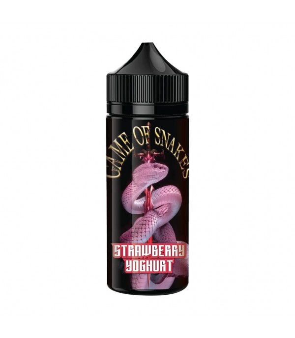 Strawberry Yoghurt By Game Of Snakes 100ML E Liquid 70VG Vape 0MG Juice