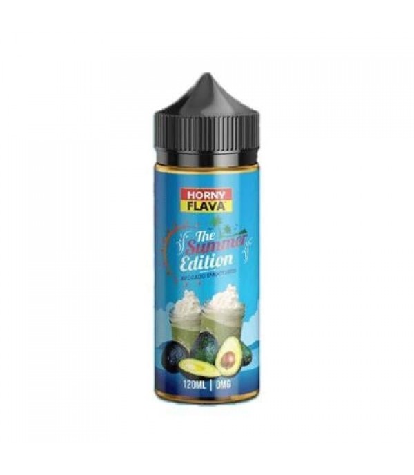Summer Edition Avocado Smoothies by Horny Flava. 100ML E-liquid, 0MG Vape, 70VG Juice