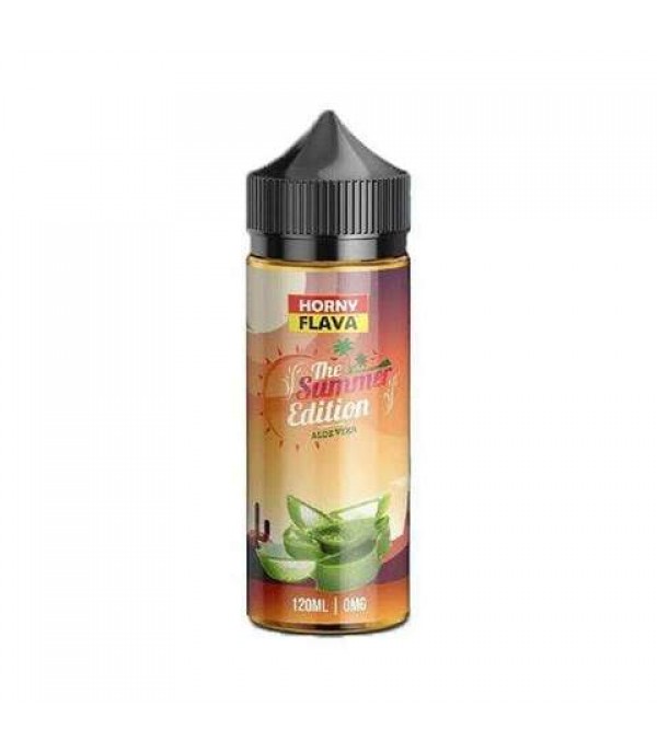 Summer Edition Aloe Vera by Horny Flava. 100ML E-liquid, 0MG Vape, 70VG Juice