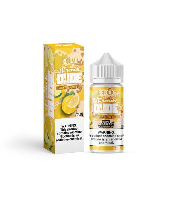 French Dude Reload By Vape Breakfast Classics 100ML E Liquid 80VG Vape 0MG Juice