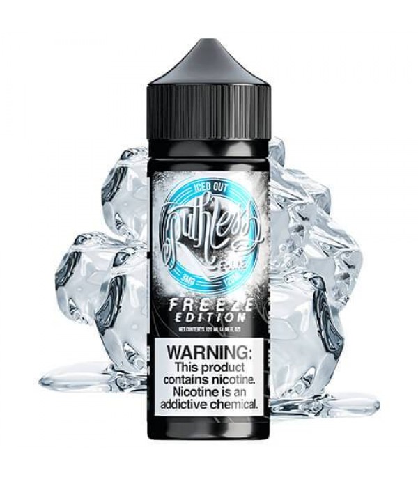 FREEZE EDITION - ICED OUT BY RUTHLESS | 100ML E LIQUID | 70VG VAPE | 0MG JUICE SHORT FILL