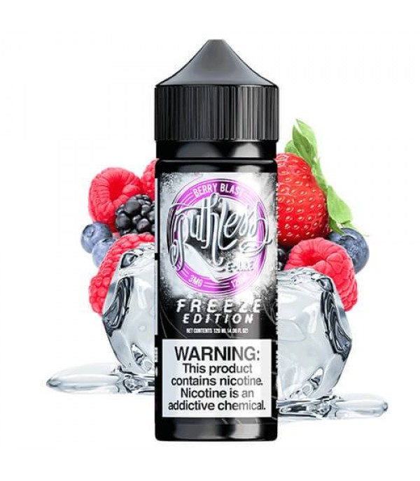 FREEZE EDITION - BERRY BLAST BY RUTHLESS | 100ML E LIQUID | 70VG VAPE | 0MG JUICE SHORT FILL