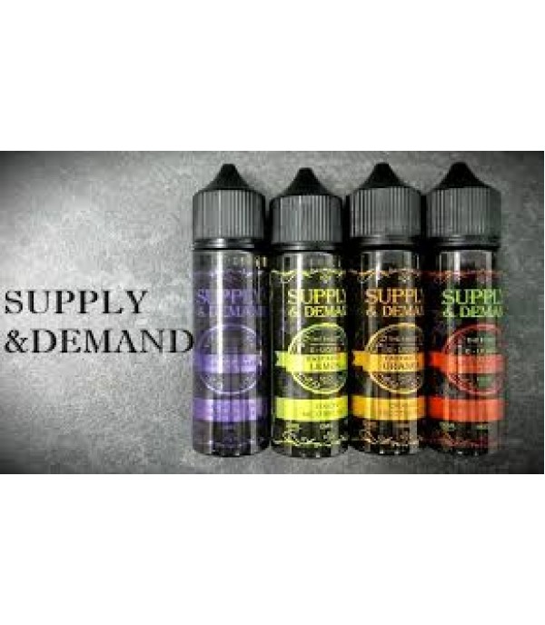 Supply and Demand Blueberry and Raspberry Slush 100ml E Liquid Shortfill 70VG Vape