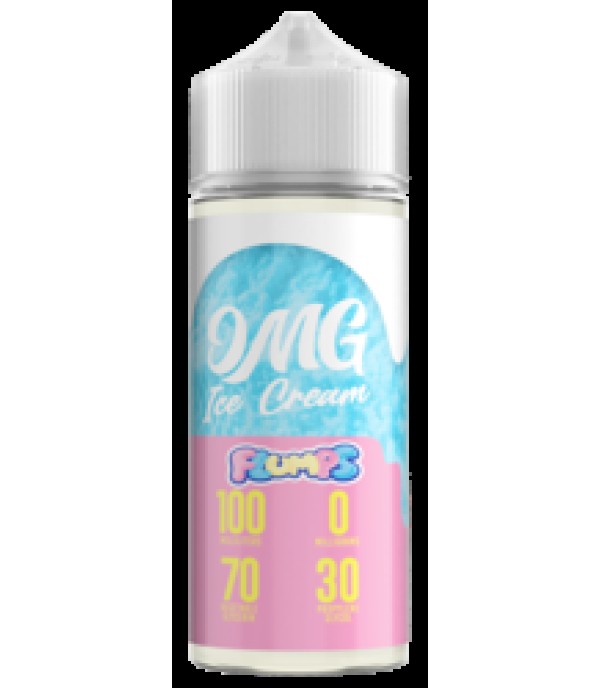 Flumps Ice Cream By OMG 100ML E Liquid 70VG Vape 0MG Juice