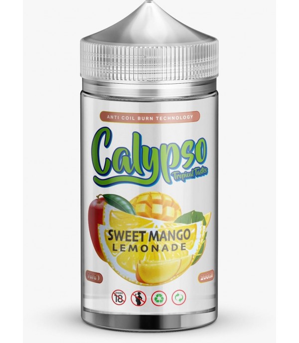 Sweet Mango Lemonade by Calypso, 200ML E Liquid, 70VG Vape, 0MG Juice
