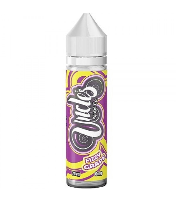 FIZZY GRAPE E LIQUID BY UNCLES VAPE CO 50ML SHORTFILL 70VG VAPE