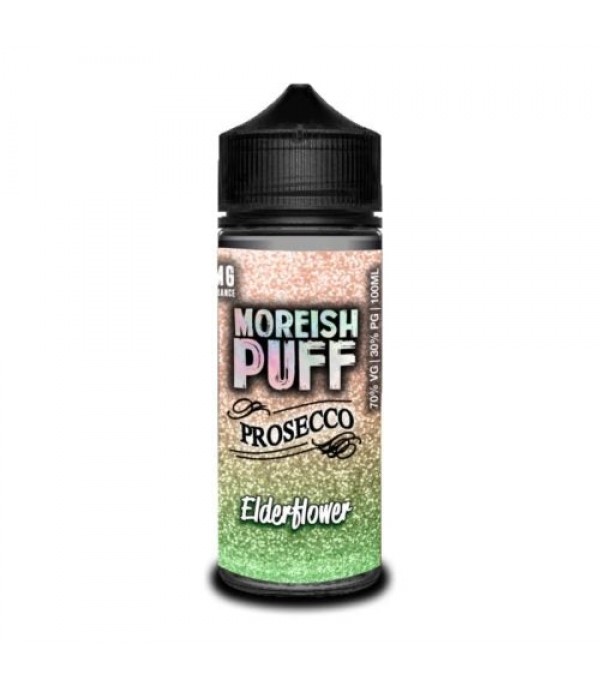 ELDERFLOWER PROSECCO BY MOREISH PUFF 100ML SHORTFILL E LIQUID 70VG VAPE