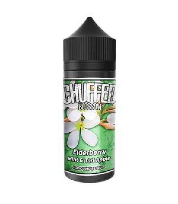 Elderberry, Mint And Tart Apple - Blossom By Chuffed 100ML E Liquid 70VG Vape 0MG Juice