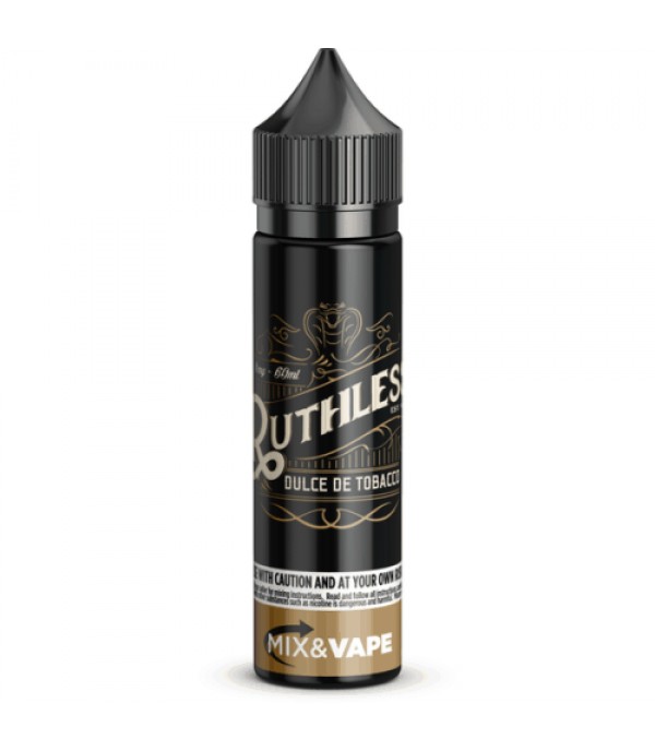 DULCE DE TOBACCO BY RUTHLESS – 50ML SHORTFILL E LIQUID 70VG VAPE