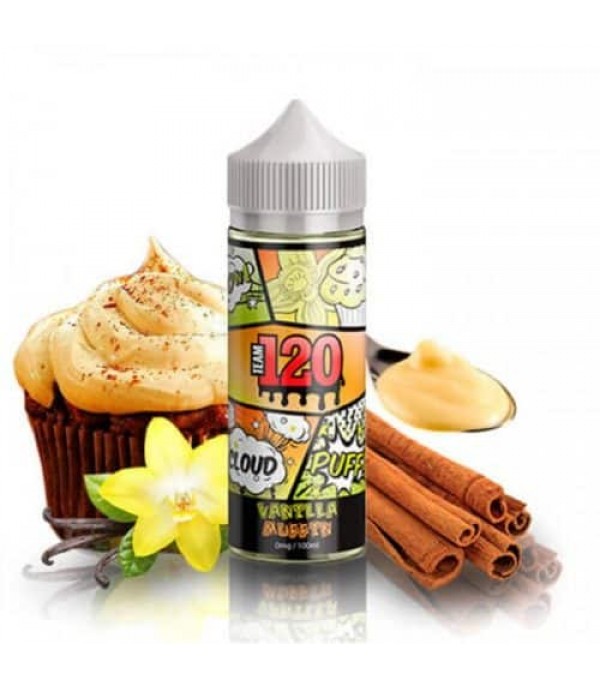 TEAM 120 – VANILLA MUFFIN 100ML SHORTFILL E Liquid 70VG VAPE