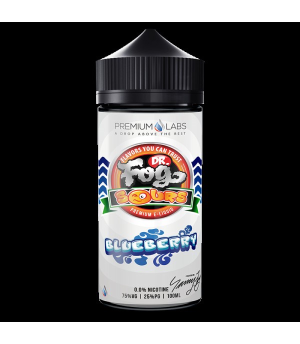 DR FOG SOURS BLUEBERRY 100ML SHORTFILL 75VG E LIQUID JUICE VAPE