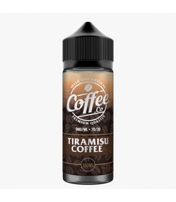 Tiramisu Coffee By Coffee Co 100ML E Liquid 70VG Vape 0MG Juice