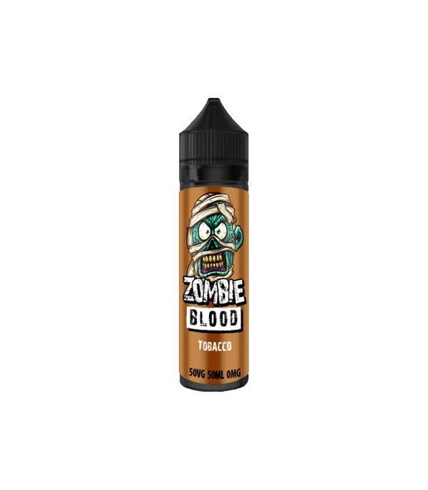 Tobacco By Zombie Blood 50ML E Liquid 50VG Vape 0MG Juice