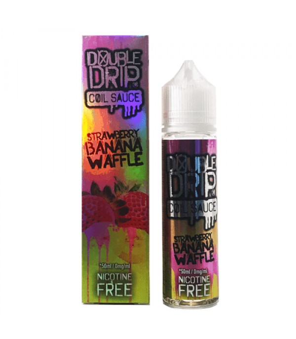 DOUBLE DRIP – STRAWBERRY BANANA WAFFLE E LIQUID 50ML 80VG