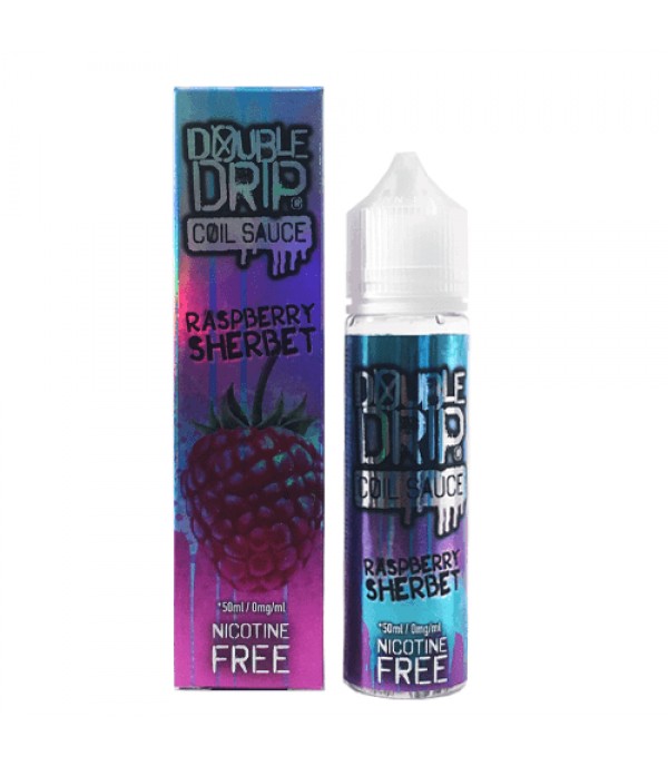 DOUBLE DRIP – RASPBERRY SHERBET E LIQUID 50ML 80VG