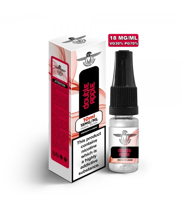 Double Apple by Guardian Vape 20 x 10ML E Liquid 30VG Vape 3/6/12/18MG Juice