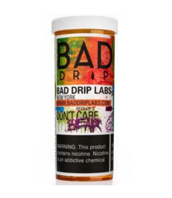 Don't Care Bear By Bad Drip 50ML E Liquid 70VG/30PG Vape 0MG Juice