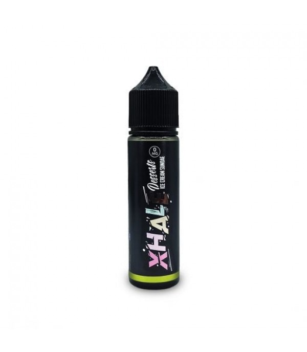 Desserts - Ice Cream Sundae By Xhale 50ML E Liquid 70VG Vape 0MG Juice Shortfill