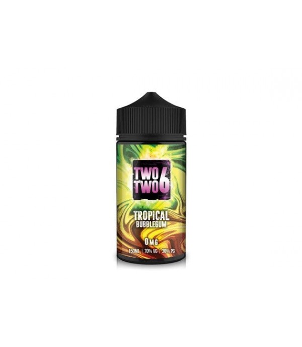 Tropical Bubblegum by TWO TWO 6 (226) 150ML E Liquid 70VG Vape 0MG Juice
