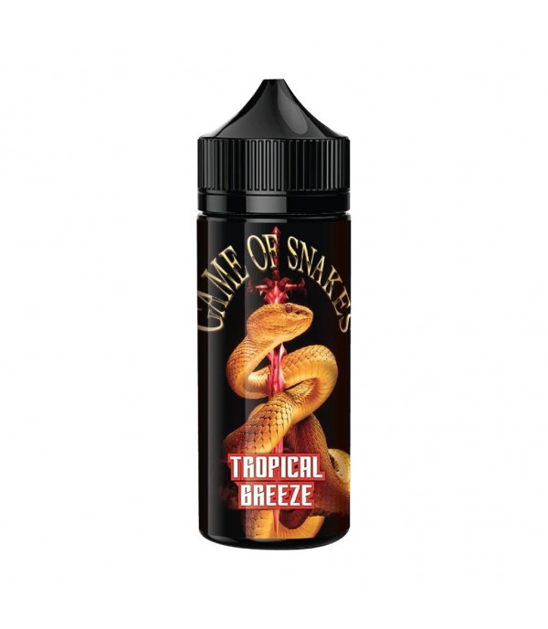 Tropical Breeze By Game Of Snakes 100ML E Liquid 70VG Vape 0MG Juice