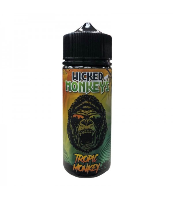 Tropic Monkey By Wicked Monkeys 100ML E Liquid 70VG Vape 0MG Juice