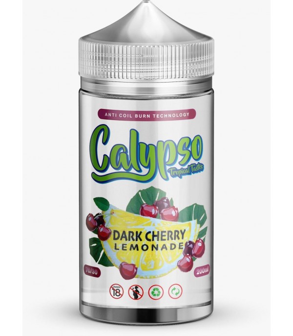 Dark Cherry Lemonade by Calypso, 200ML E Liquid, 70VG Vape, 0MG Juice