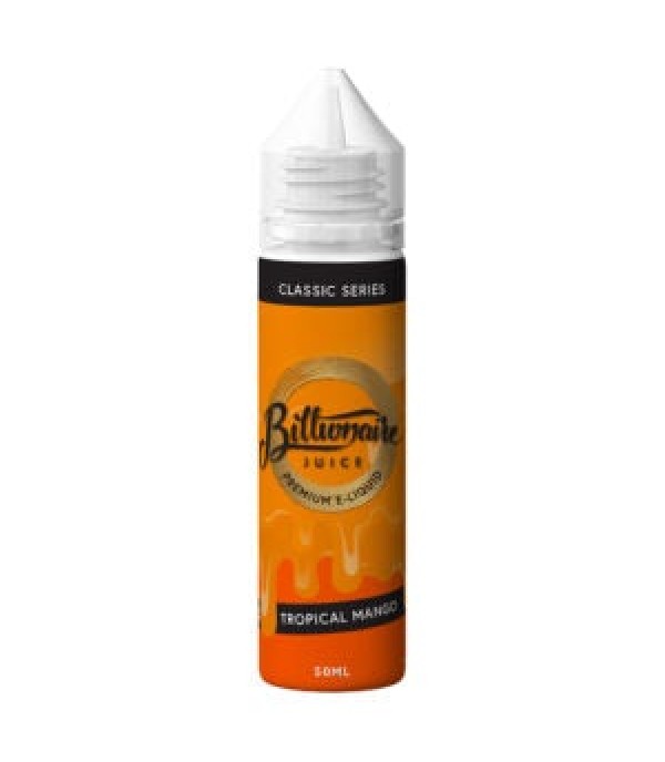 Tropical Mango By Billionaire Juice 50ML E Liquid 70VG/30PG Vape 0MG Juice