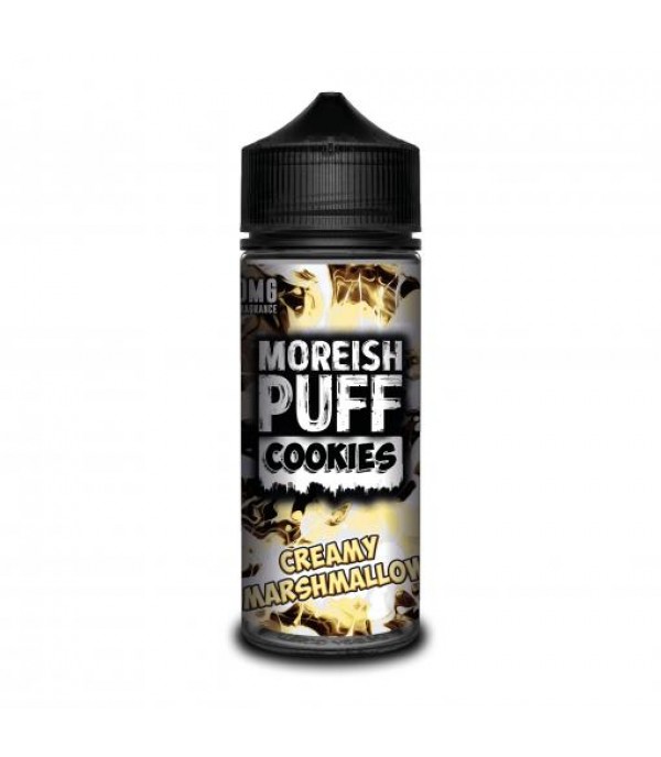 CREAMY MARSHMALLOW – MOREISH PUFF COOKIES 100ML SHORTFILL E LIQUID 70VG VAPE