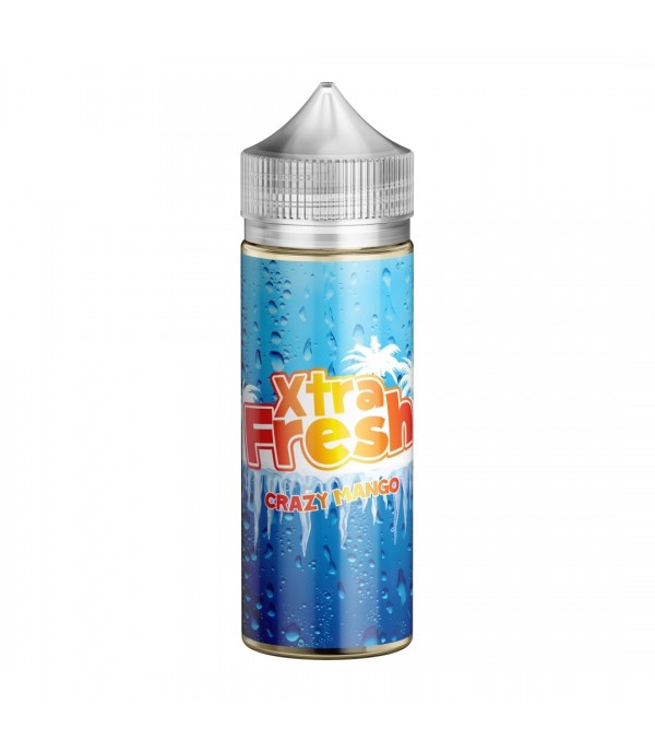 Crazy Mango XTRA Fresh. 100ML E-liquid, 0MG vape, 70VG/30PG juice