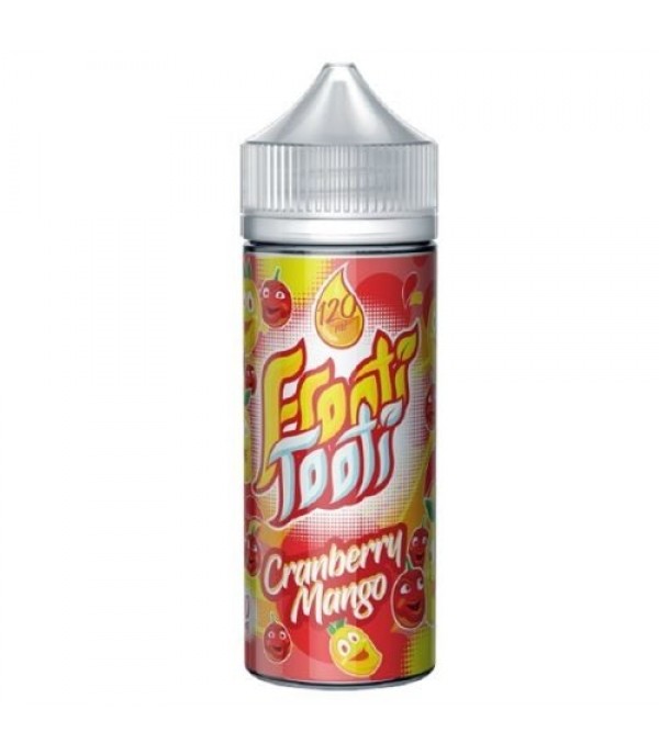 CRANBERRY MANGO E LIQUID BY FROOTI TOOTI TROPICAL TROUBLE SERIES 100ML SHORTFILL 70VG VAPE