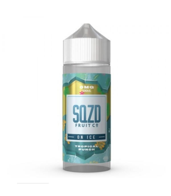 Tropical Punch On Ice by SQZD Fruit Co. 100ML E-Liquid, 0MG Vape 70VG/30PG Juice