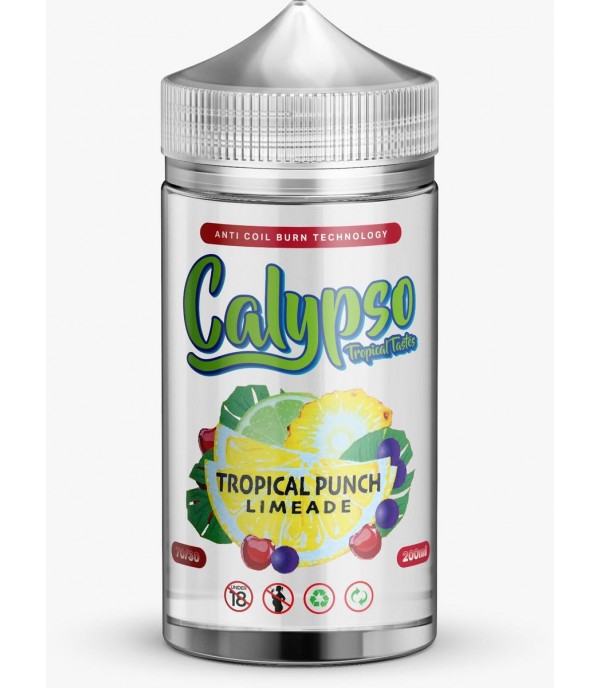 Tropical Punch Limeade by Calypso, 200ML E Liquid, 70VG Vape, 0MG Juice