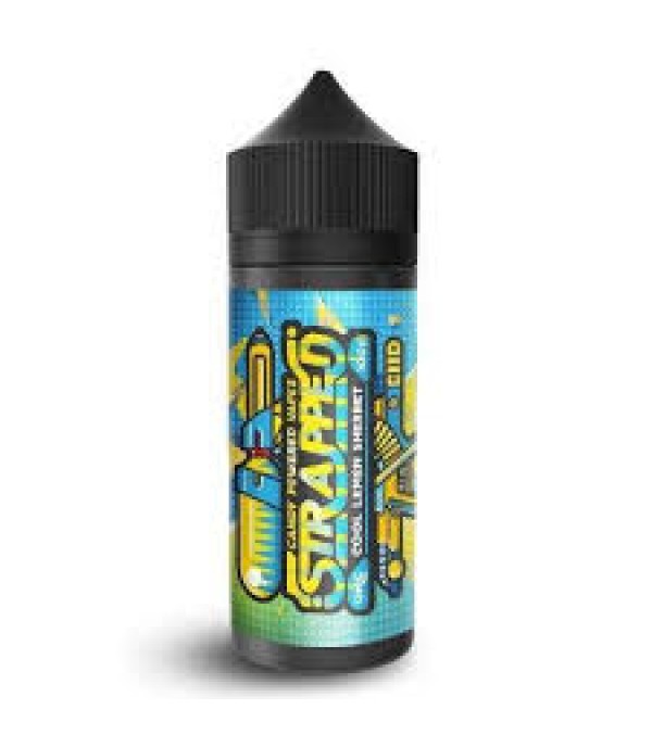 COOL LEMON SHERBET BY STRAPPED E-LIQUID 100ML SHORTFILL 70VG VAPE