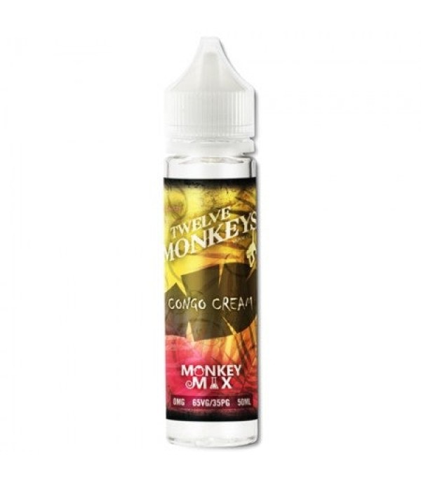 CONGO CREAM E-LIQUID BY TWELVE 12 MONKEYS SHORTFILL 65VG 50ML 0MG