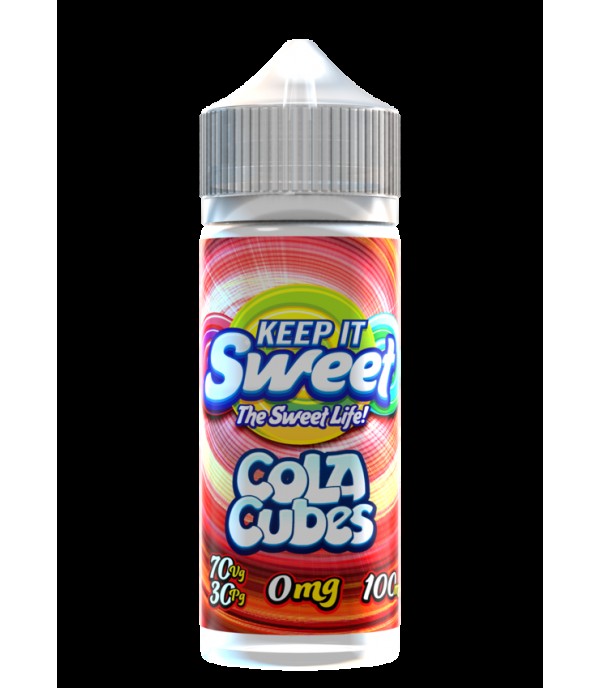 Cola Cubes - Keep It Sweet 100ml E-liquid Juice 70VG Vape